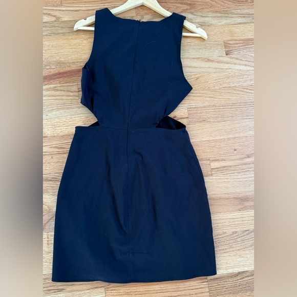 Zara women’s black cut-out dress size L - Picture 3 of 5